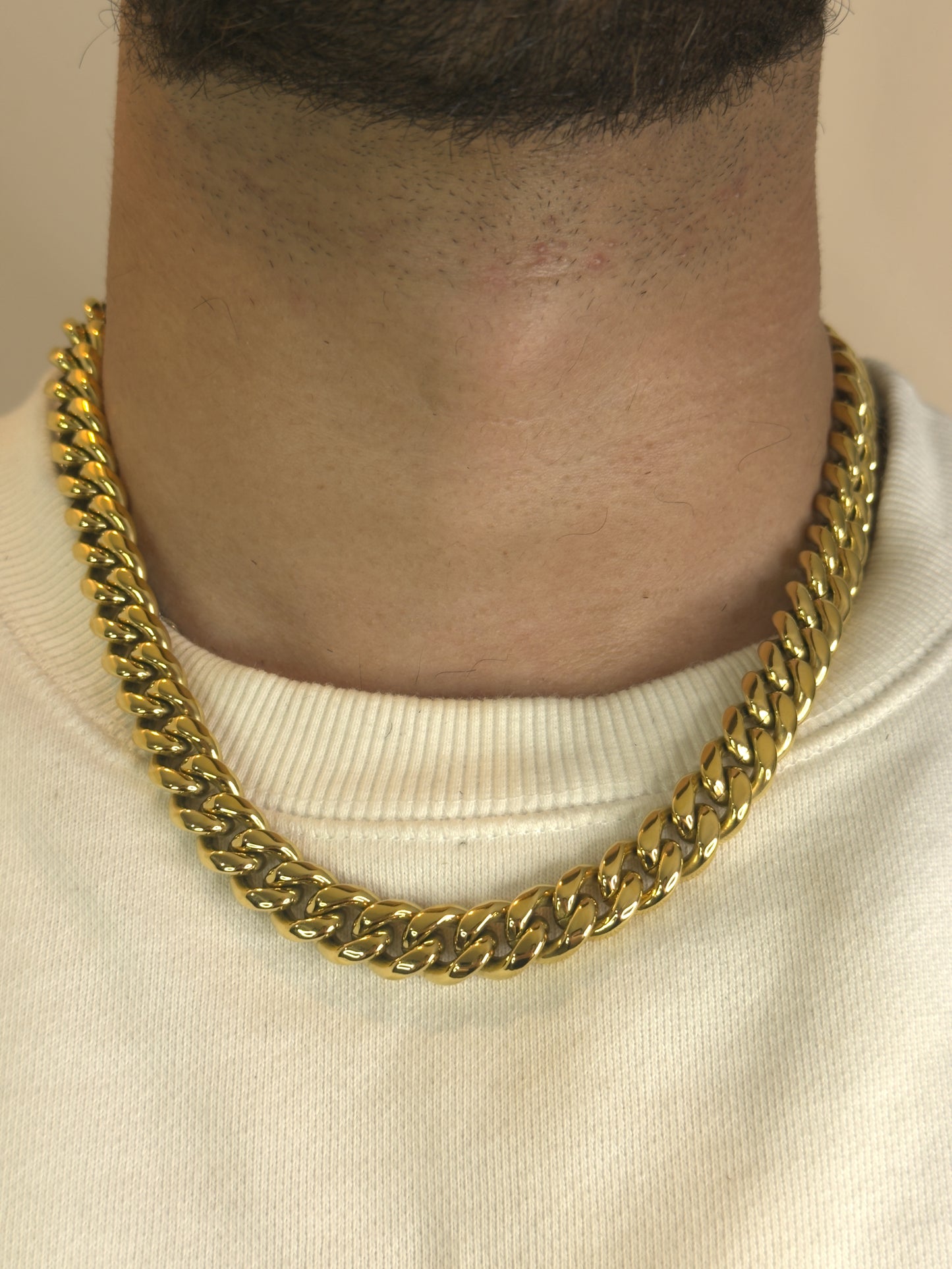 12mm Cubaanse Ketting & Armband Combo