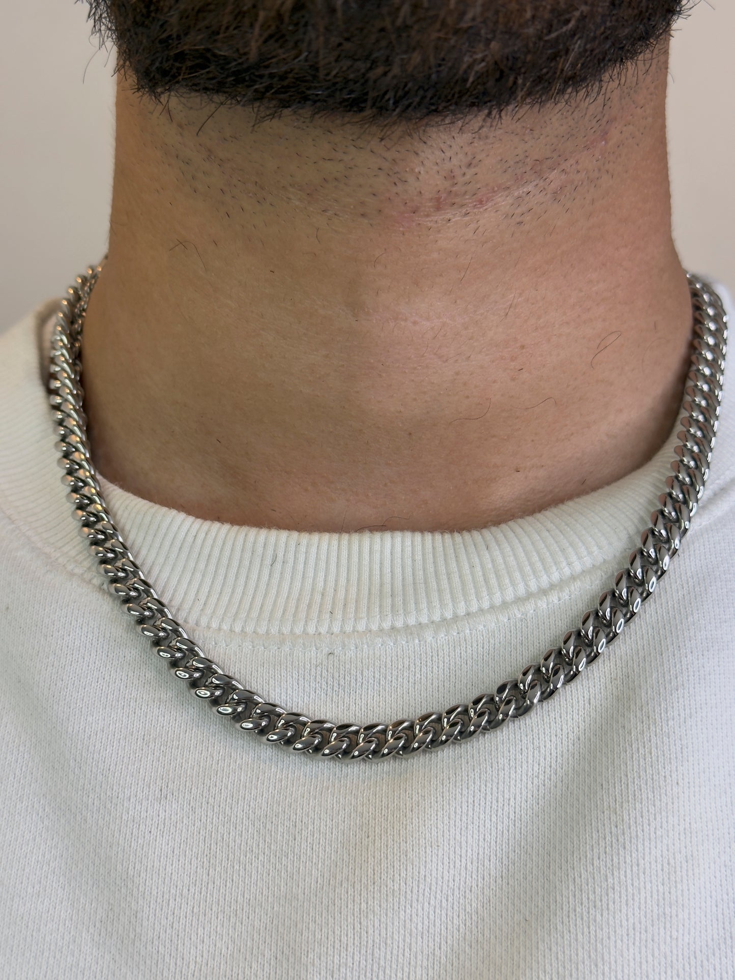 Miami Cubaanse schakelketting – 8 mm