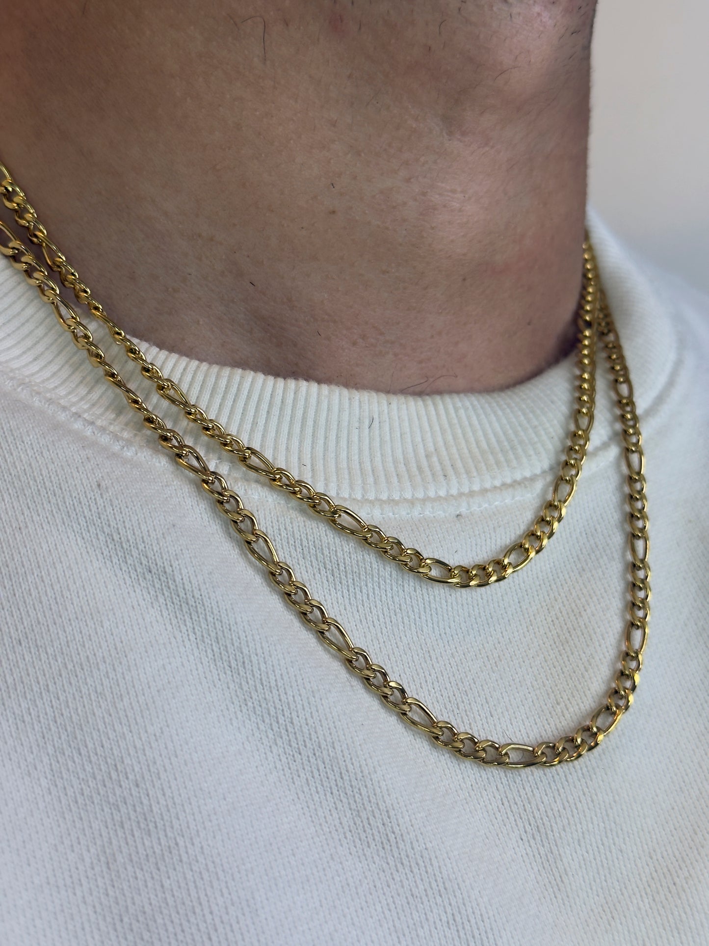 Figaro Ketting – Roestvrij Staal