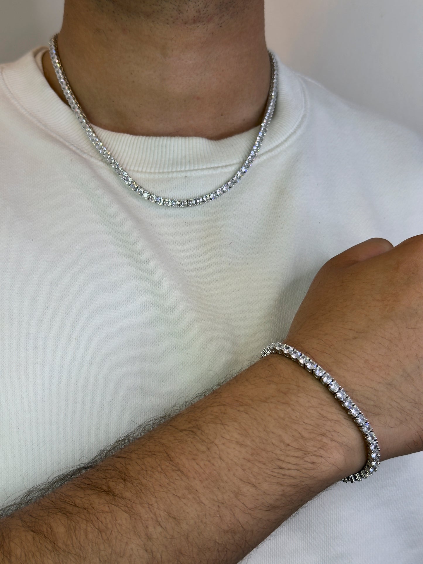Tennis Ketting & Armband Set – Cubisch Zirkonia